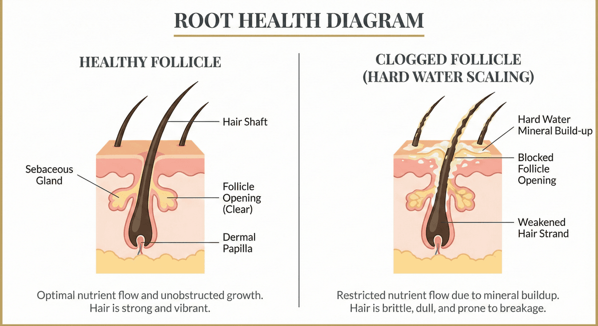 Hair Root Health Diagram